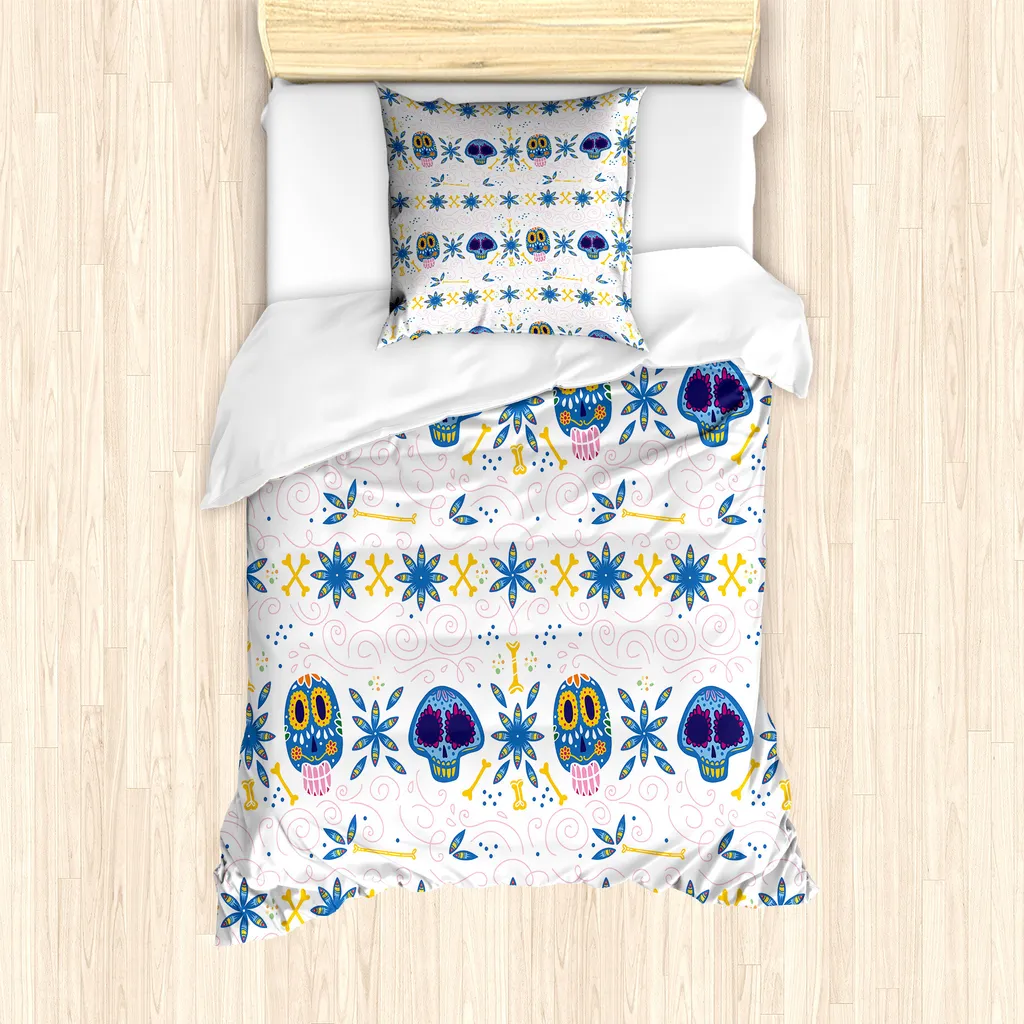 Parure Copripiumino ABAKUHAUS Singolo 135x200 Blu Multicolore