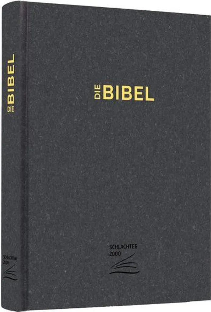 Bible d'Étude Schlachter 2000 avec Larges Marges - Couverture Rigide Grise