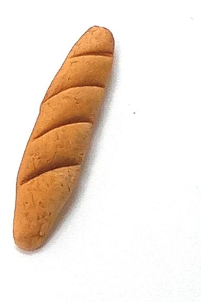 Miniatur Weißbrot. 1:12 Miniaturen. Für Puppenstube oder Weihnachtskrippe