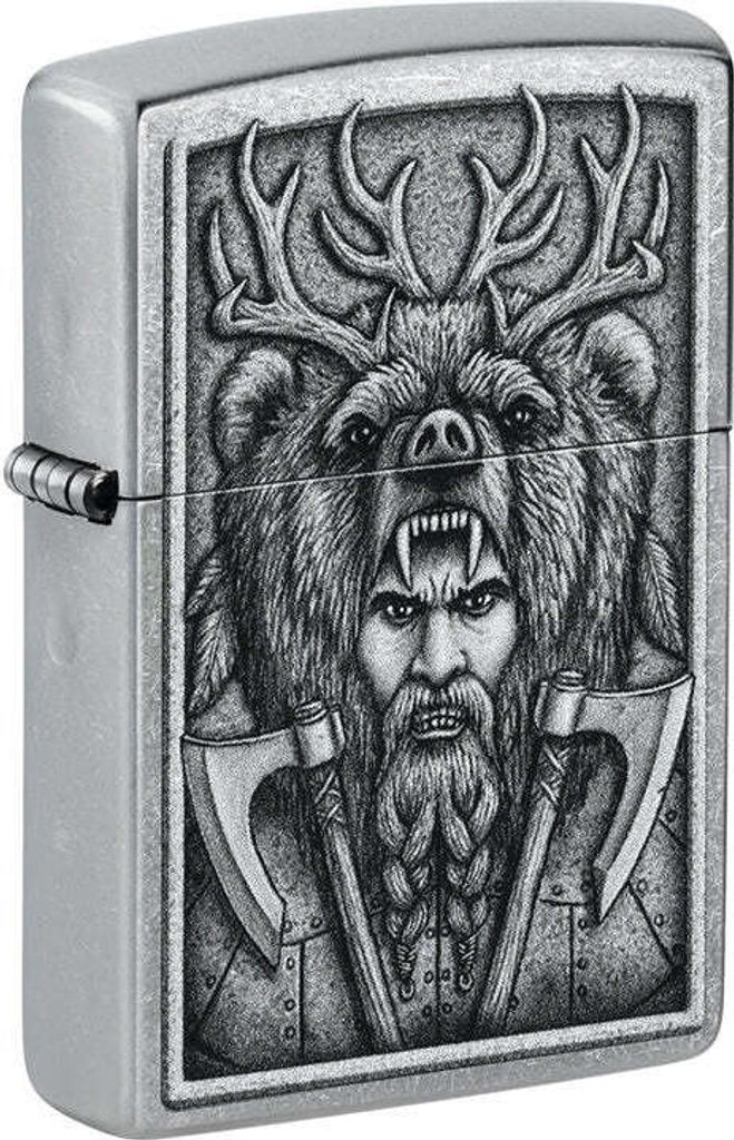 Feuerzeug Zippo Barbarian Warrior Herren Mehrfarbig Metall Produktbild 