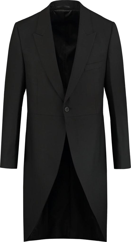 GENTS - Jacquet-Jacke - Wolblend - Schwarz - Größe 58/4XL