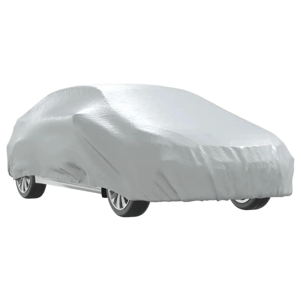 Housse de Voiture Argentée Anti-UV pour Limousine Taille L vidaXL