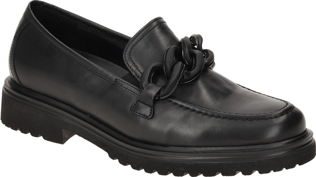 Gabor 72.554 Damenschuhe - elegante Slipper - Halbschuhe schwarz Elegant NEU
