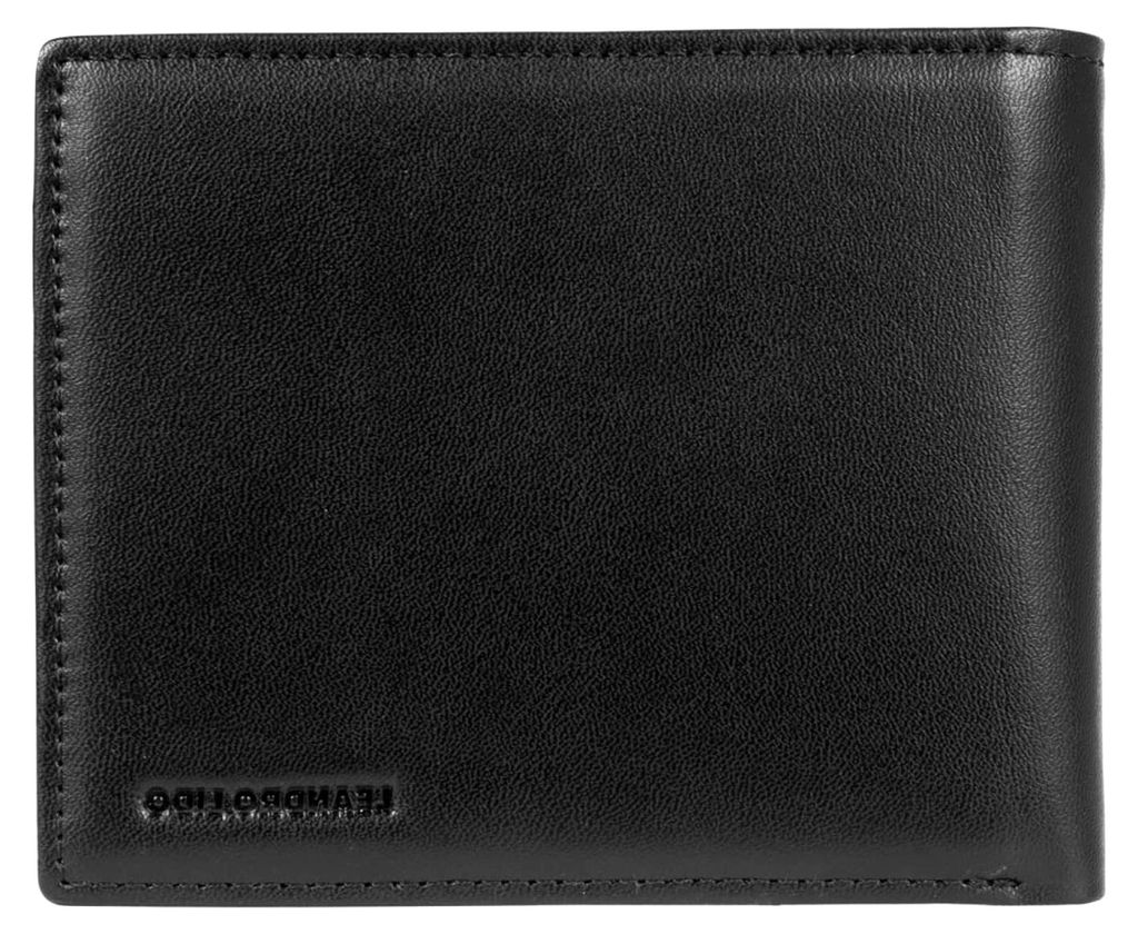 Kunstleder Geldbeutel Kartenhalter für Herren und Damen mit Münzfach, Sichtfach, dünn, klein, kompakt, minimalistisch in Geschenkbox - Classic B...