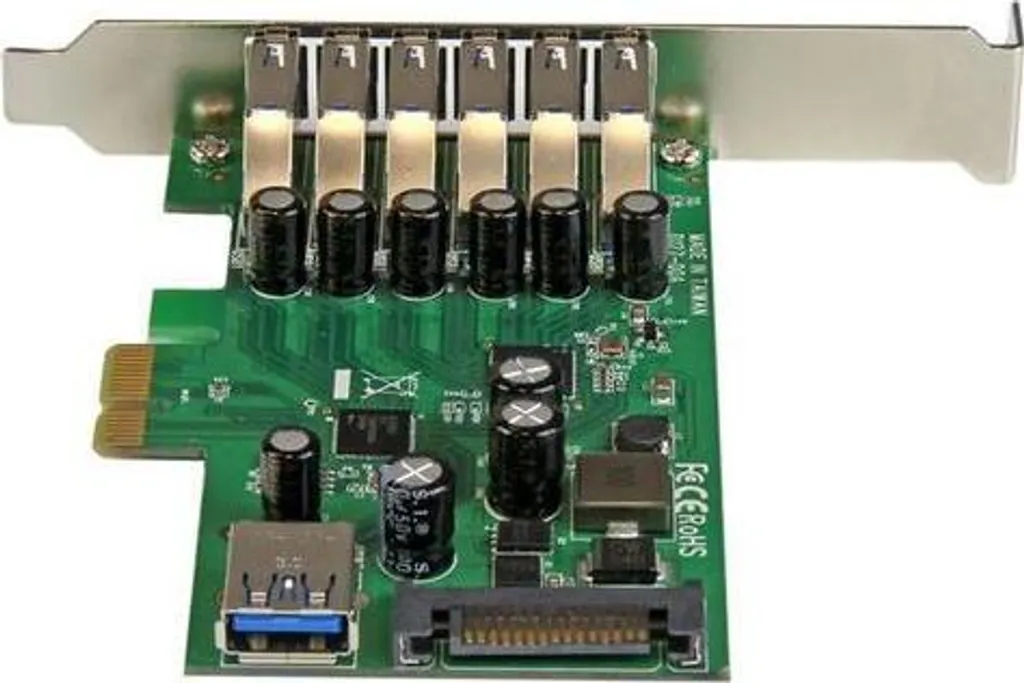 Extension USB 3.0 pour PC avec 7 Ports - Idéal pour Multi-Périphériques