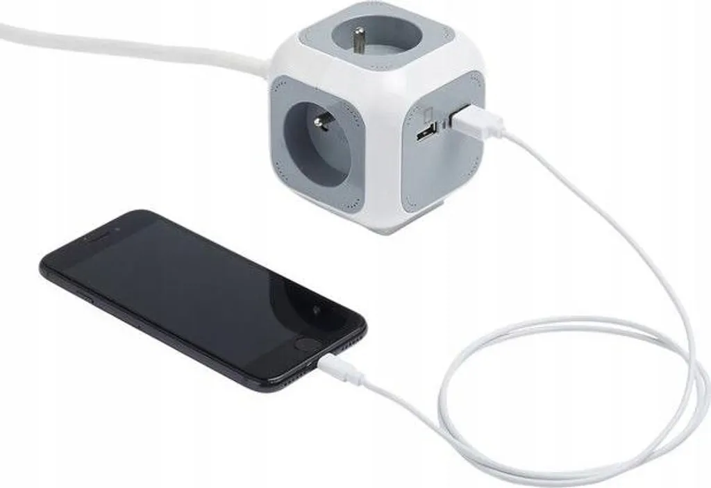 Cubo Multipresa Design ORNO OR-AE-13144 con USB 2.1A e Cavo 1.4m - 11