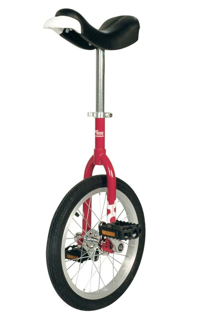 Einrad OnlyOne 16" rot Alufelge, Reifen schwarz (19775) Produktbild 