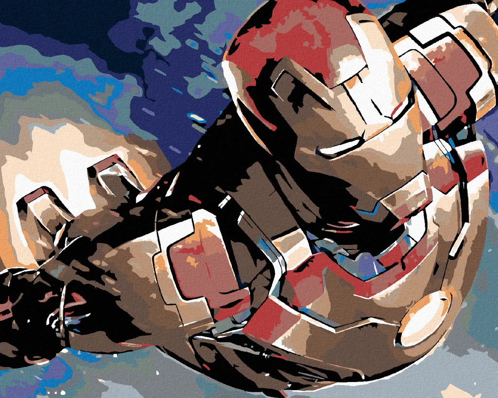 Zuty Iron Man Diamond Painting 40x50 cm Kit Fai-da-Te Senza Cornice
