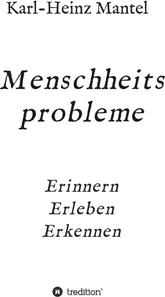 Menschheitsprobleme