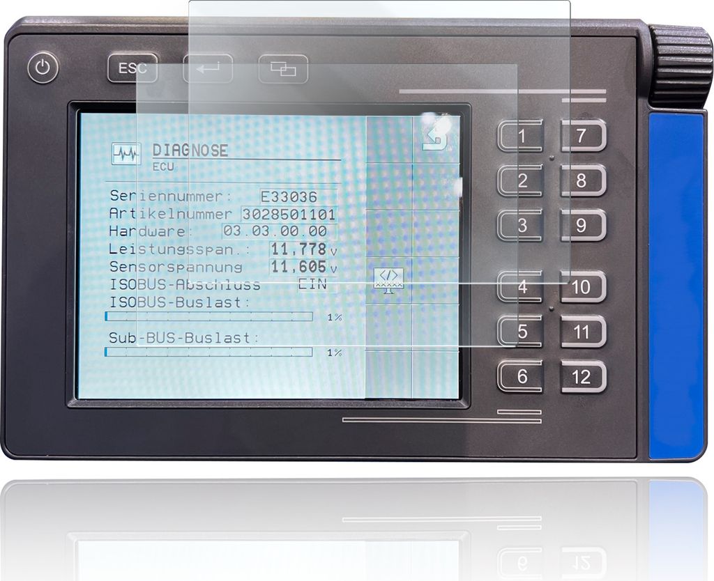 Schutzfolie für Display und Tacho kompatibel mit Müller Elektronik Smart 570