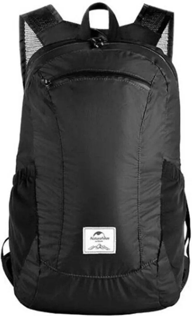 Zaino Trekking 18L Naturehike NH17A012-B Ultraleggero e Pieghevole Nero