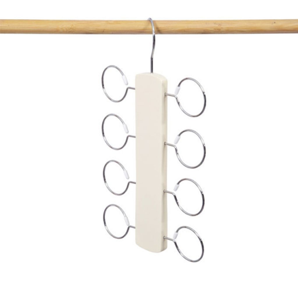 tuchhalter 31,5 cm Holz/Metall beige