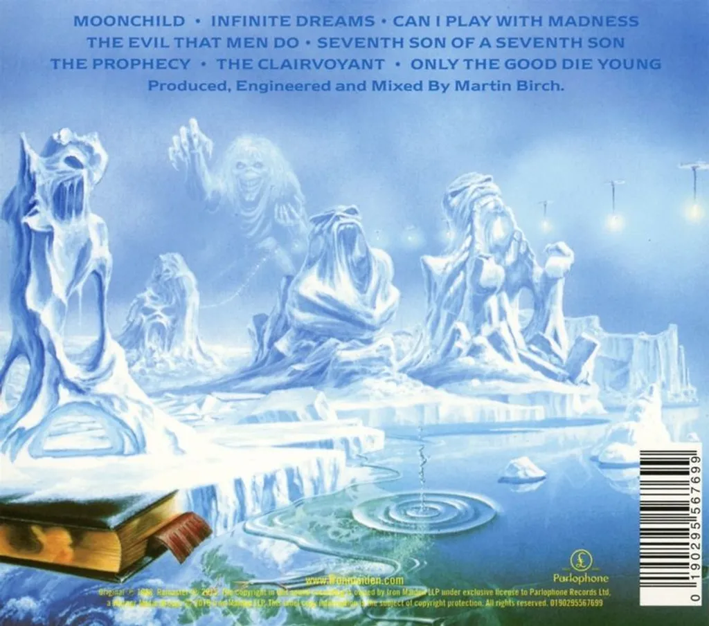 CD Iron Maiden Seventh Son réédition Digipak Remastered