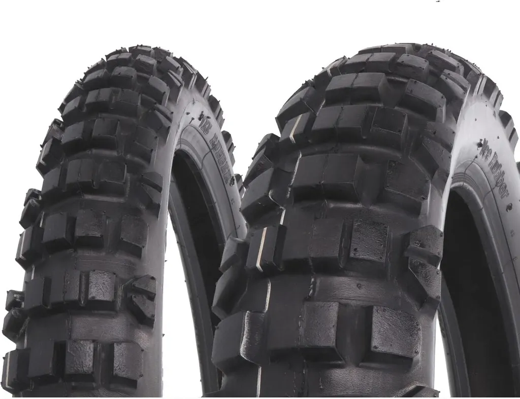 Pneus Mixte Route et Chemin pour Derbi Senda R et Beta RR Enduro TT
