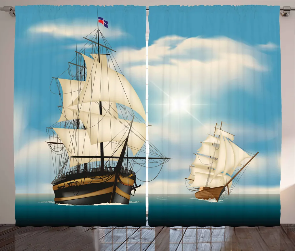 Offerta Tenda Navy ABAKUHAUS 280x245: Stile Rustico e Navi d'Epoca