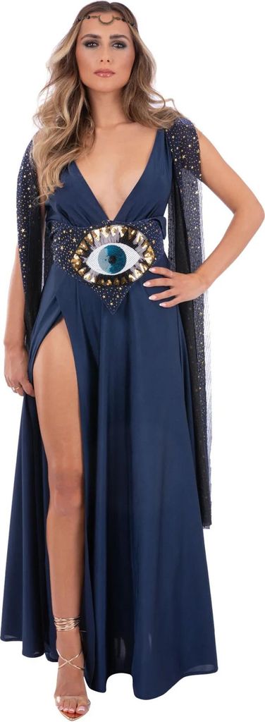 Fever - Allsehendes Auge-Kostüm für Damen SM3625 (XS) (Marine)