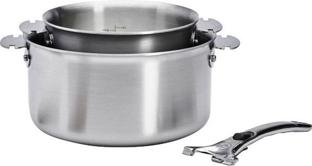 de Buyer 3661.02 LOQY 2 ks rendlíků 16/20 cm 1 ks rukojeť Zdjęcie produktu 