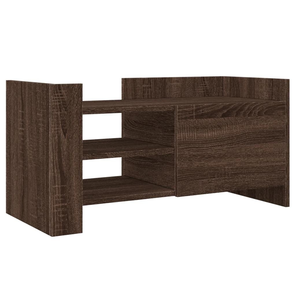 "SALE 2026"TV-Schrank, Fernsehtisch - CLORIS - Braun Eichen-Optik 80x35x40cm Holzwerkstoff - TV-Schränke DEMöbel342712