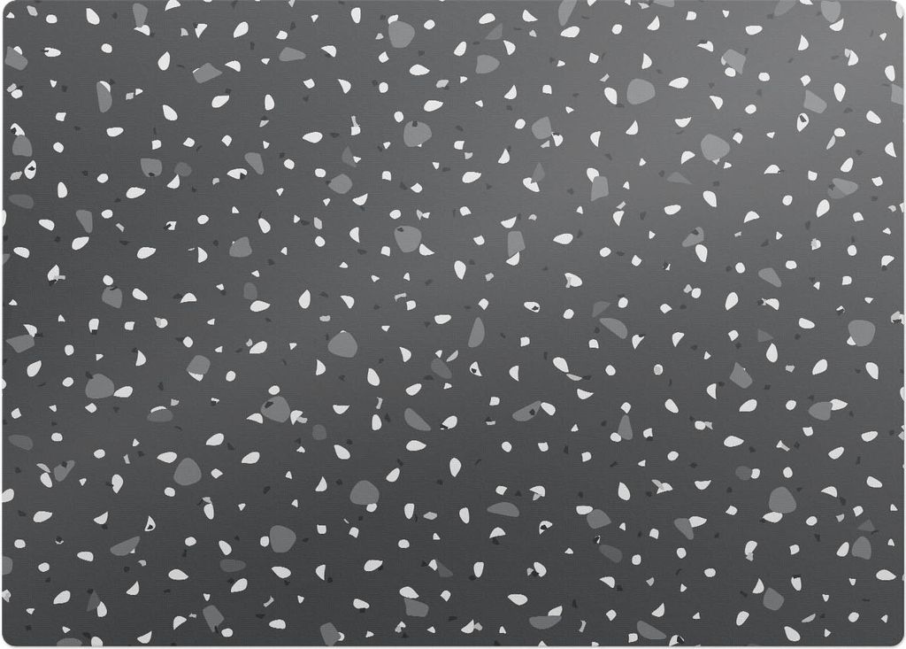 Terrazzopartikel – Bodenschutzmatte – Rutschfest – Schutzmatte für Büro – Vinylmatte – Stuhlunterlage – 140 x 100 cm