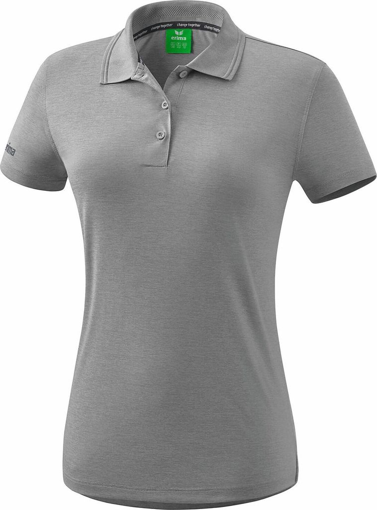 Erima Funktions Poloshirt Damen - Grau Melange