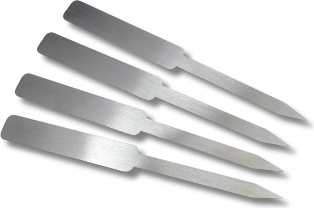 OXNFEIA Beetstecker 4 Stück Kräuterschild Gartenstecker Beetstecker Kräuterstecker Pflanzenstecker Kräuter Dekostecker Pflanzenschild wetterfest