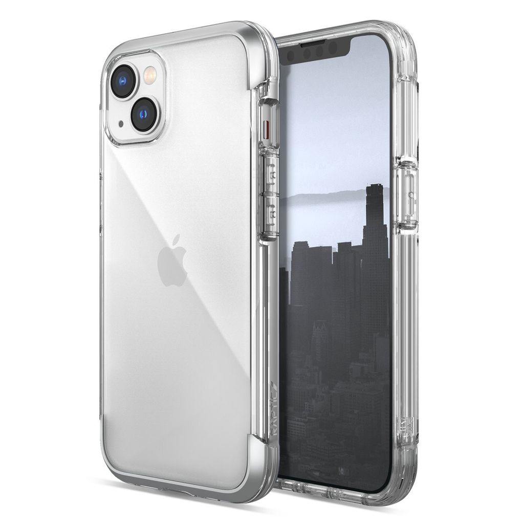 Raptic X-Doria Air Case iPhone 14 Plus Panzerhülle Silber