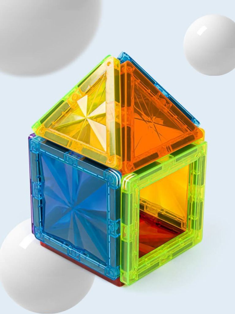 Magnetická stavebnica Diamond 115ks sada - Magnetic Tiles Obrázok produktu 9