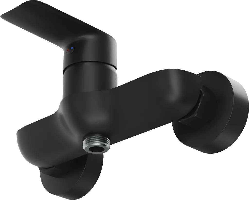 Miscelatore Bagno Granitan VITO Nero - Resistente e Facile da Pulire - 5