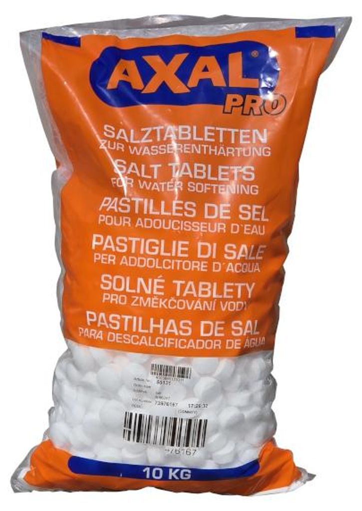AXAL PRO 10kg Salztabletten Regeneriersalz Wasserenthärtung Produktbild 