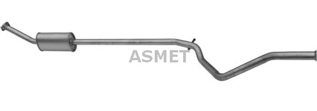 Réparer pot échappement bruyant 307 - Silencieux central ASMET 1717Z2