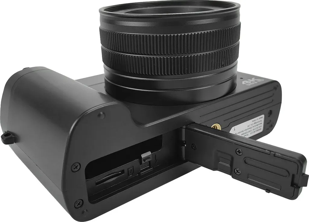 Caméscope numérique 4K tactile INF DC218T à double objectif noir mat - 10