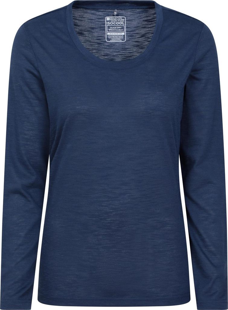 Mountain Warehouse - "Agra" Oberteil für Damen Langärmlig MW3286 (36 DE) (Marineblau)
