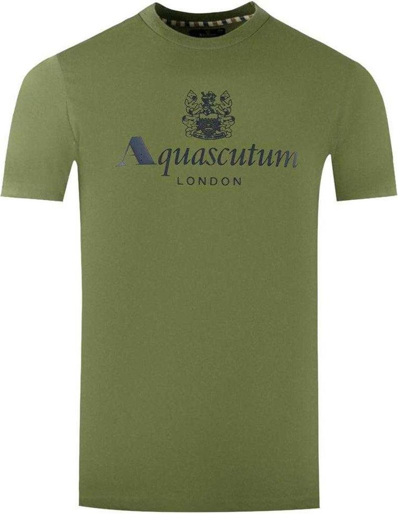 Aquascutum - "London Aldis" T-Shirt für Herren SY212 (S) (Grün)