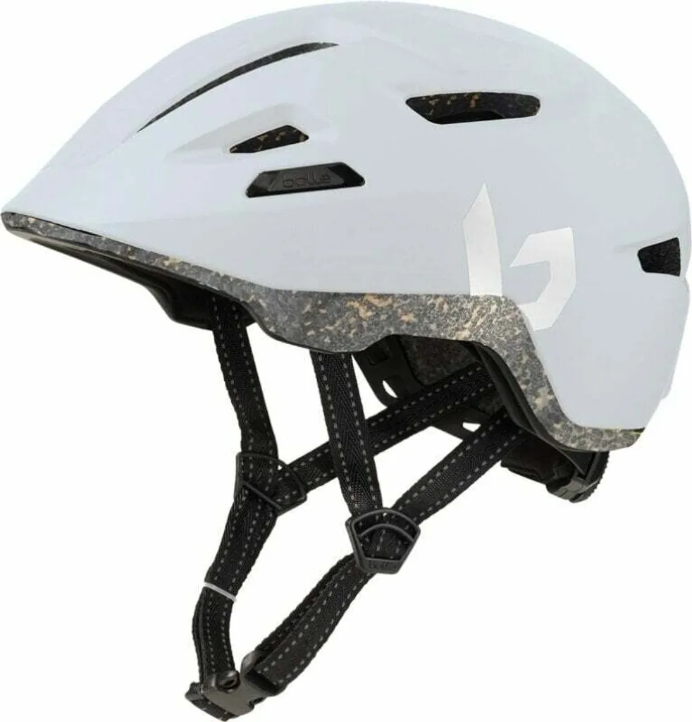 Casque Vélo Urbain Bollé Eco Stance Blanc pour Trajets Ville et Loisirs