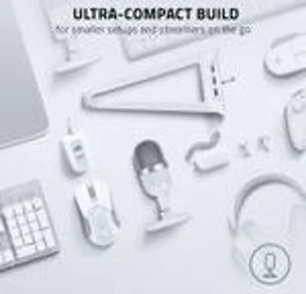 Micro USB Razer Seiren Mini White avec Directivité Supercardioïde - 8