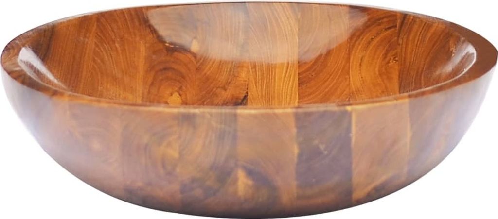 vidaXL Lavabo in legno massiccio teak 60x40x10 cm Immagine del prodotto 