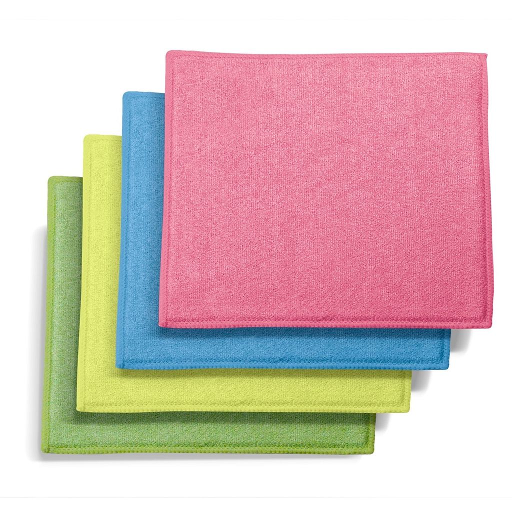 Juramondo Schwammtuch 4er Set JM600 Bunt 23 x 23 cm