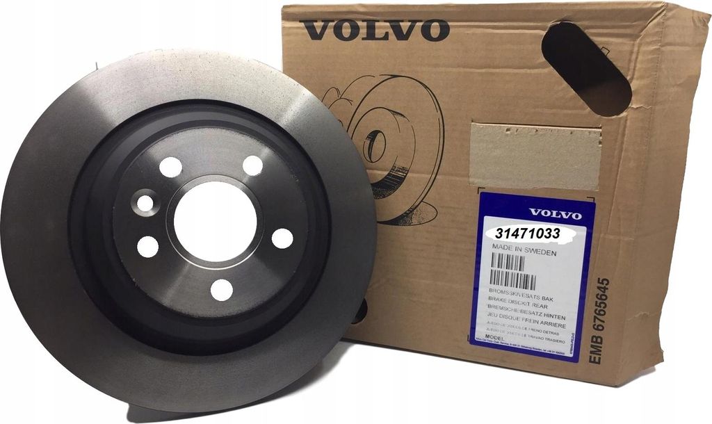 VOLVO XC60 Original Bremsscheiben hinten 300mm 2x31471033