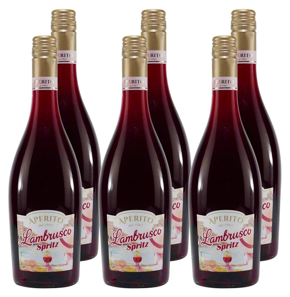 Aperito Lambrusco Spritz (6 x 0,75L) Produktbild 