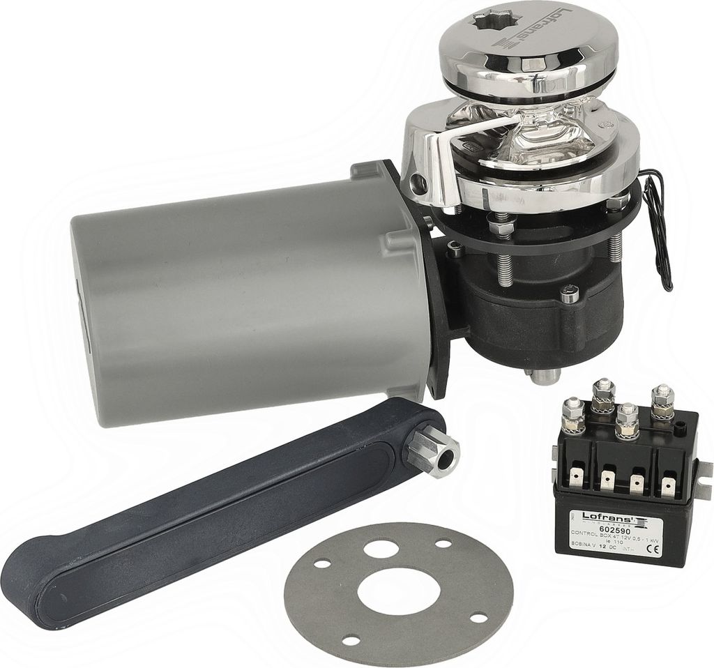 Lofrans SX1 vertikale Ankerwinde aus Edelstahl 500 - 800 W Größe: 500 W | 6 mm