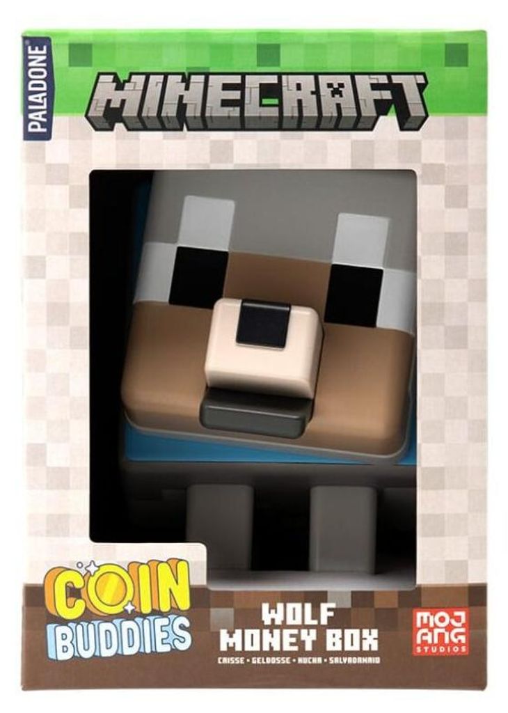 Paladone Minecraft Loup Tirelire One Size Image du produit 