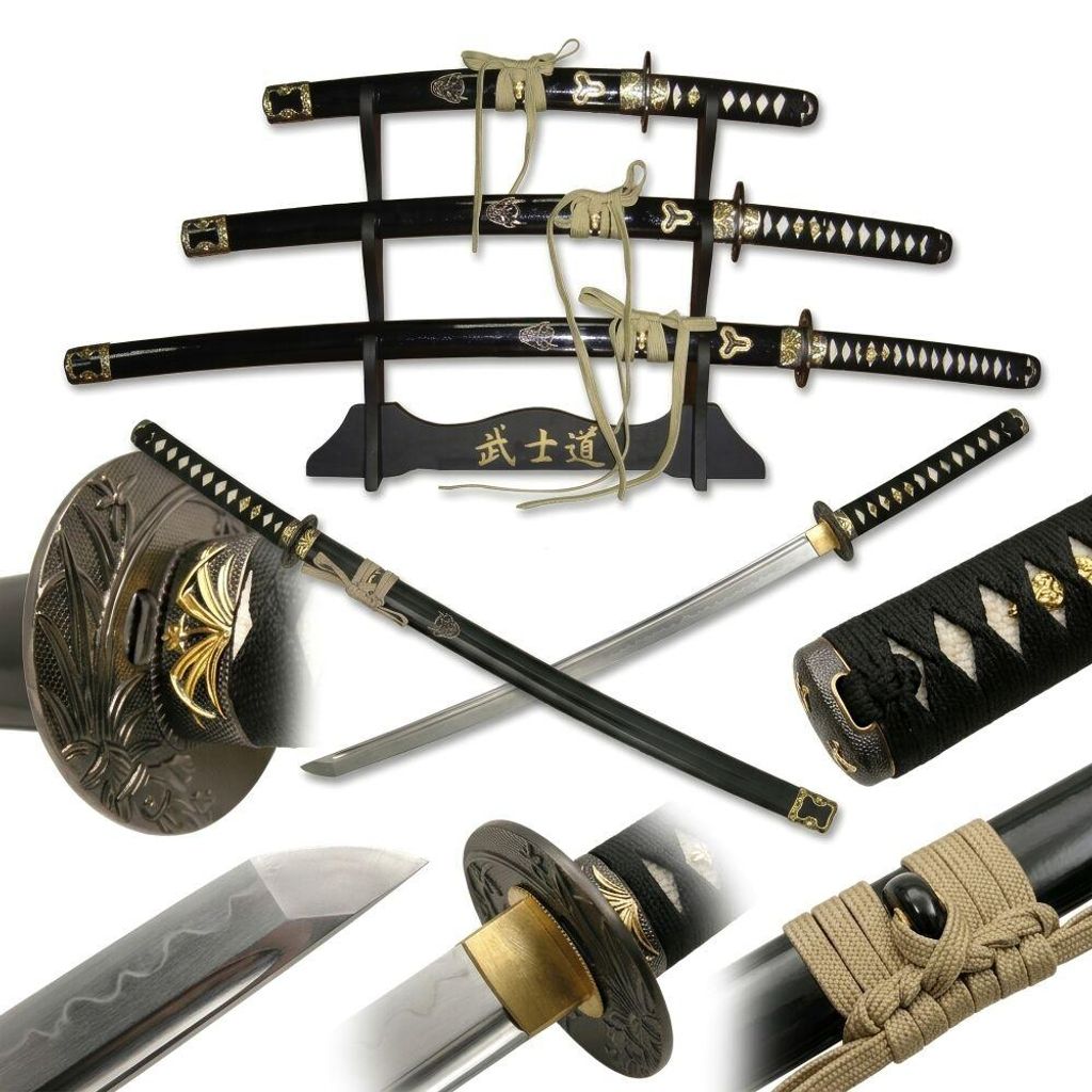 Súprava mečov katana, samurajský meč, wakizaši, tanto - Obrázok produktu 