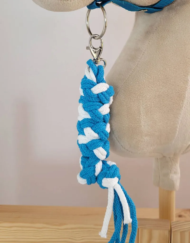 Morso Bioturistico per Hobby Horse - Bianco/Turchese | Tack Professionale