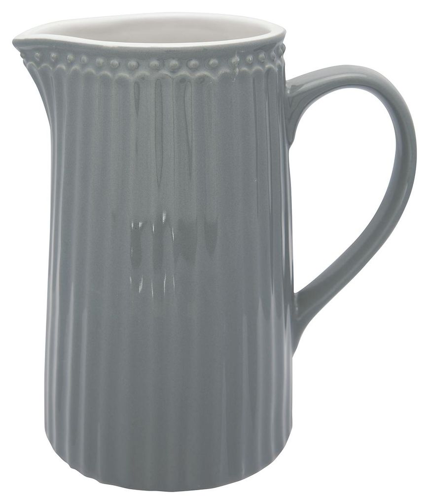 Greengate Krug ALICE Grau Kanne 1 Liter Everyday Geschirr Produktbild 