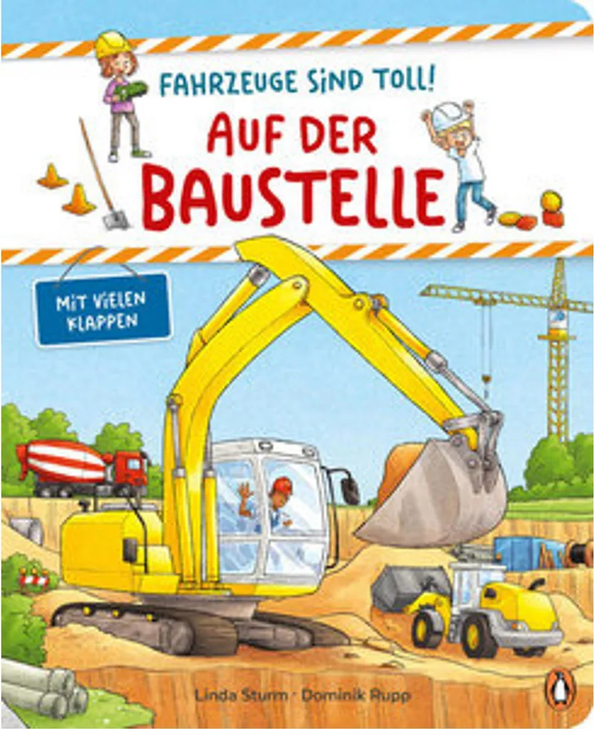 Livre éducatif sur les engins de chantier : Les véhicules géniaux