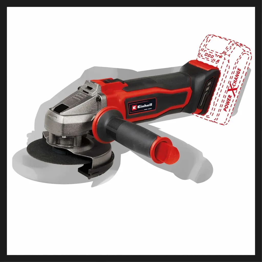 Meuleuse d'angle Einhell 18V légère et sécurisée pour disques 115 mm - 16