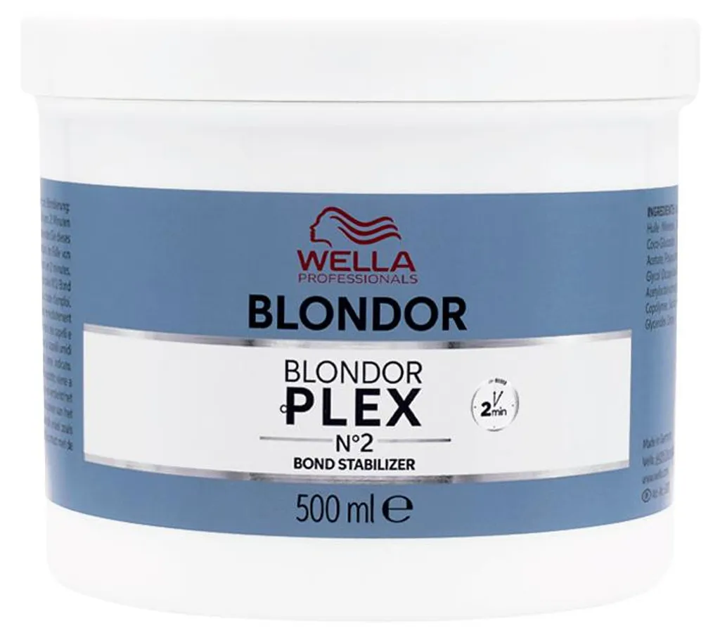 Fixateur de Liaisons Blondor Plex N°2 Wella 500ml : Réparateur Post-Décoloration