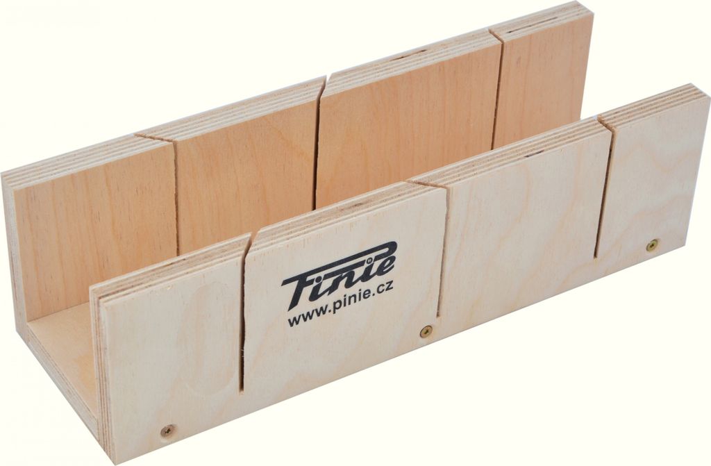 Gehrungsschneidlade aus Birkensperrholz 350x100x40 mm