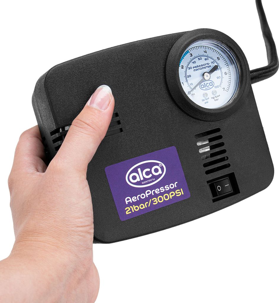 alca® Auto Kompressor mini 12V elektrische Luftpumpe Produktbild 2