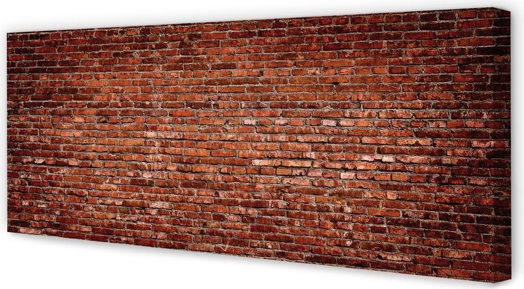 Leinwandbild 125x50 Wandkunst Vintage brick wall
